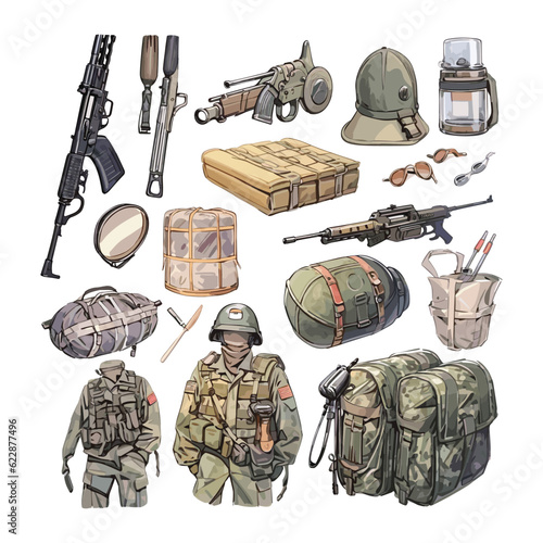 Military elements collection, Set of Army elements