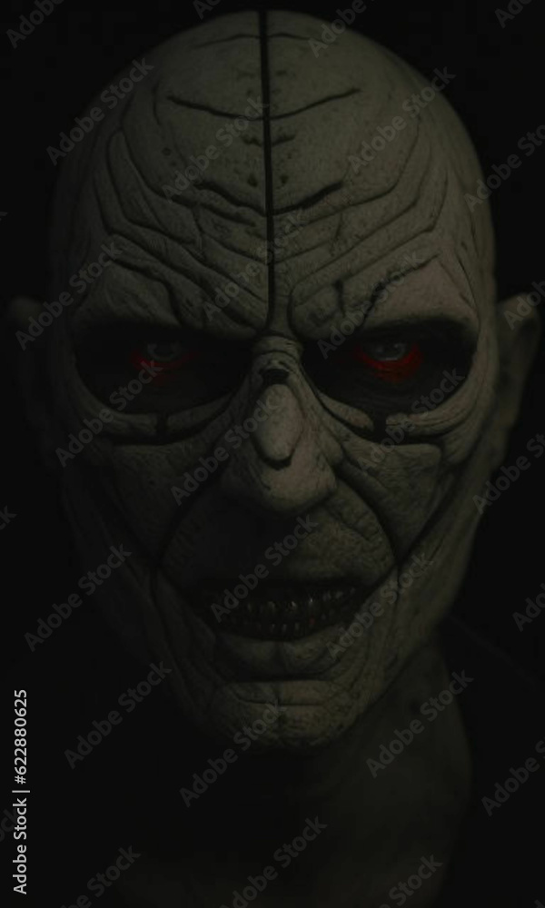 portrait of a scary zombie portrait of a scary zombie