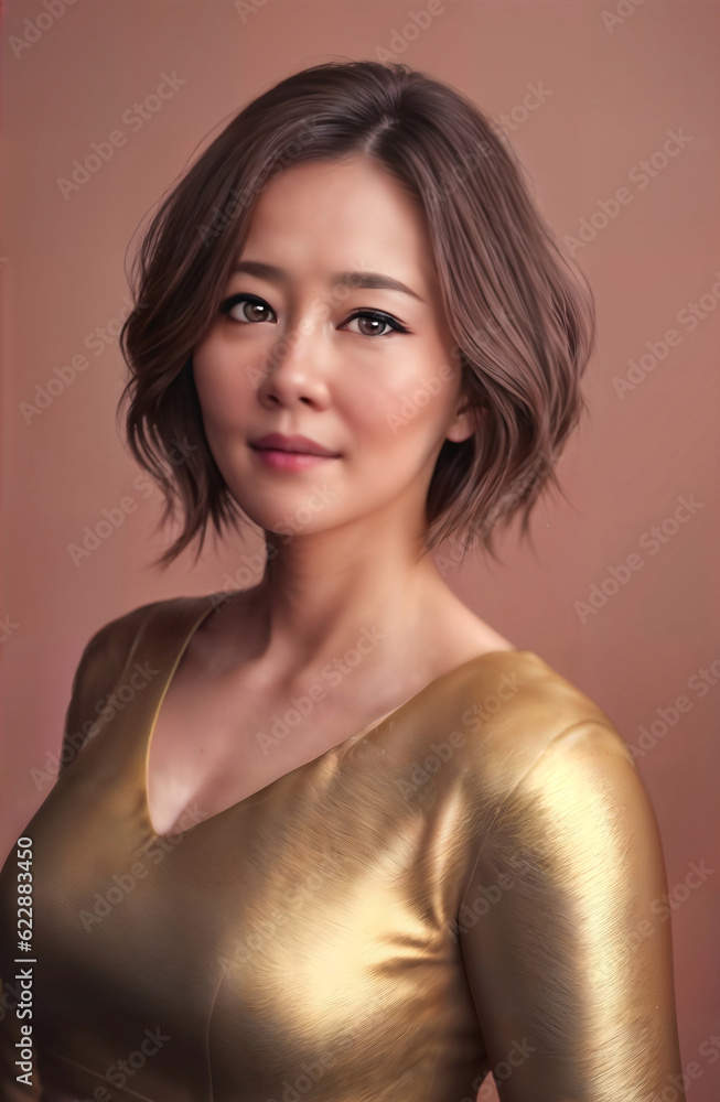 lovely beautiful asian woman at comfort apartment, generative AI lovely beautiful asian woman at comfort apartment, generative AI