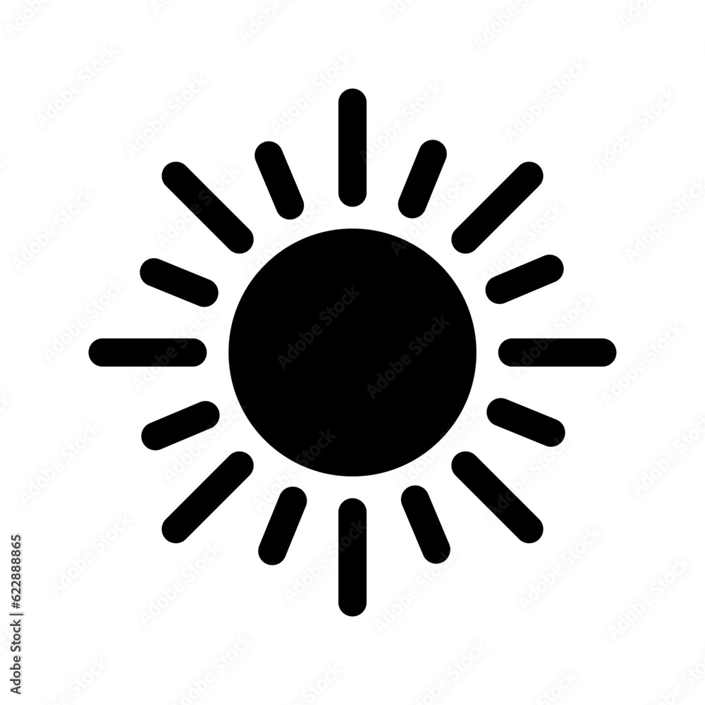 Sun Brightness icon Vector Design Illustration EPS 10 Sun Brightness icon Vector Design Illustration EPS 10