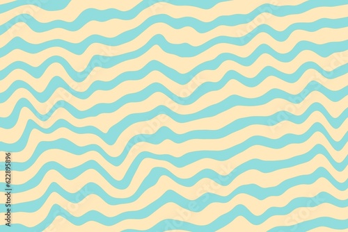abstract wavy pattern lines blue vintage background