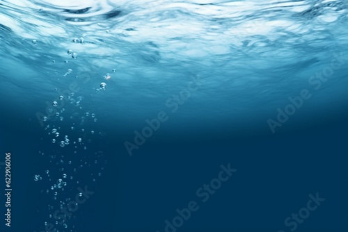 Water background with air bubbles 