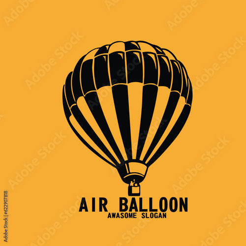 Design illustration shadow icon air balloon
