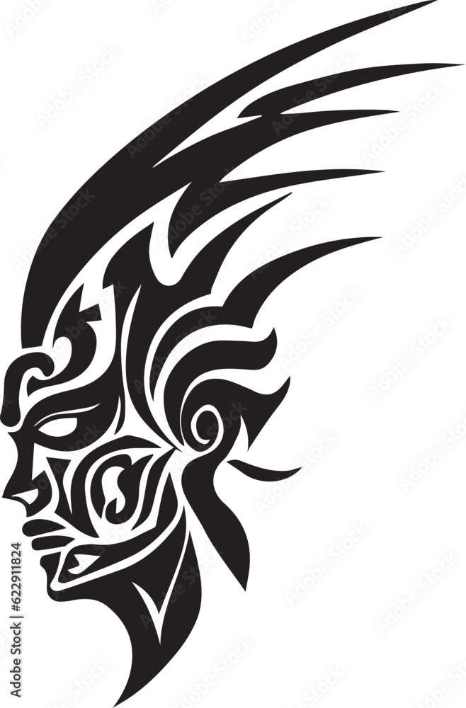 mask tattoo design illustration mask tattoo design illustration