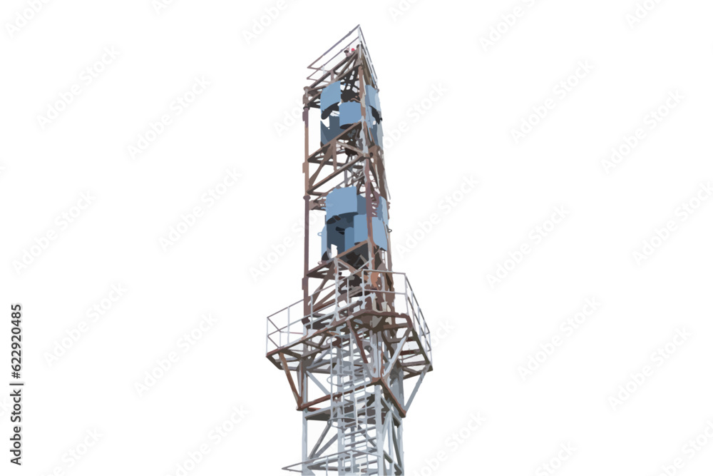 Pylons for transmitting digital signals Pylons for transmitting digital signals