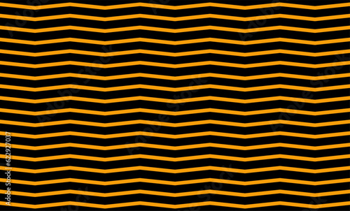 yellow and black background, zigzag Chevron pattern Geometric motif Seamless vector illustration The background for printing on fabric, textiles, layouts, covers, backdrops, backgrounds and Wallpapers