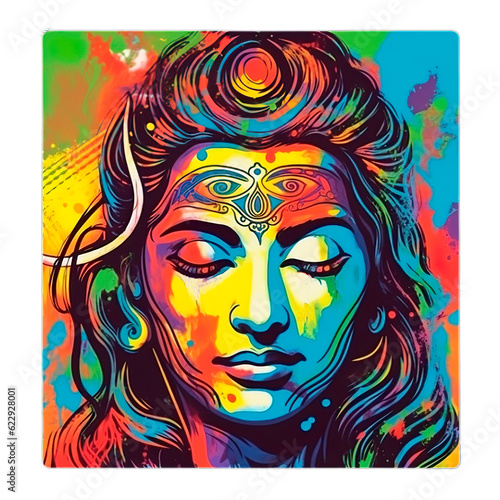 Wallpaper Mural Lord Shiva God Illustration Torontodigital.ca