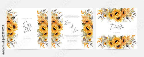 beautiful roses invitation card template