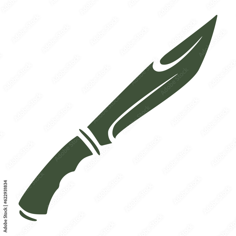 Obraz premium Hunting Knife Sticker