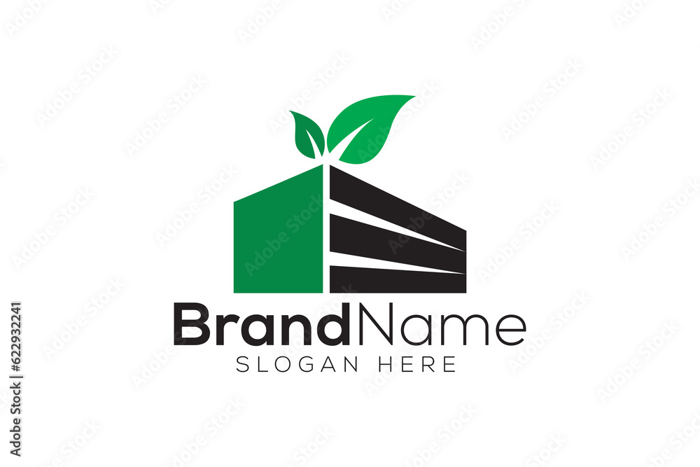Eco storage logo design vector template Eco storage logo design vector template