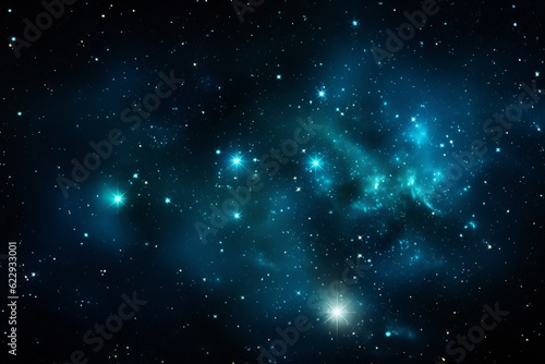 Stars And Galaxy Outer Space Sky Night, Generative AI 