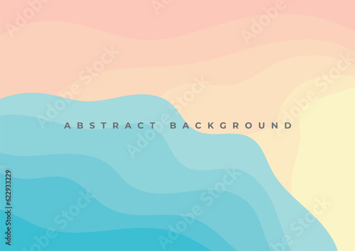 abstract gradient background with waves