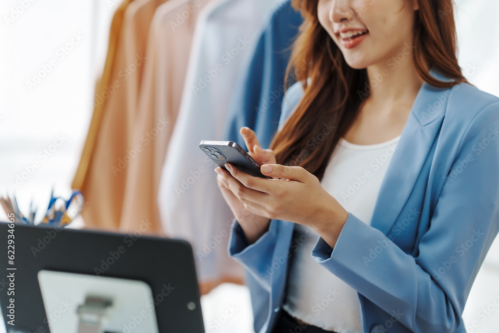 How To Start A Clothing Store Online Business apparel! Young confident asian female fashion owner social media influencer Live selling clothes, new products at home office small business e-commerce. How To Start A Clothing Store Online Business apparel! Young confident asian female fashion owner social media influencer Live selling clothes, new products at home office small business e-commerce.