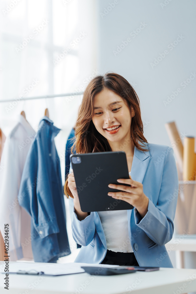 How To Start A Clothing Store Online Business apparel! Young confident asian female fashion owner social media influencer Live selling clothes, new products at home office small business e-commerce. How To Start A Clothing Store Online Business apparel! Young confident asian female fashion owner social media influencer Live selling clothes, new products at home office small business e-commerce.