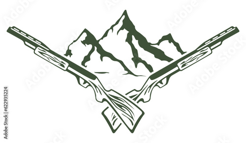 Emblem Shotgun Sticker