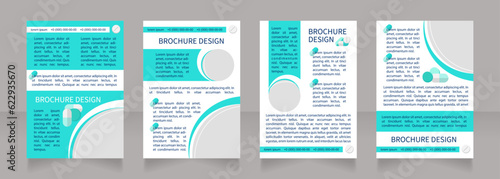 Fatigue and tiredness reasons blank brochure layout design. Vertical poster template set with empty copy space for text. Premade corporate reports collection. Editable flyer paper pages