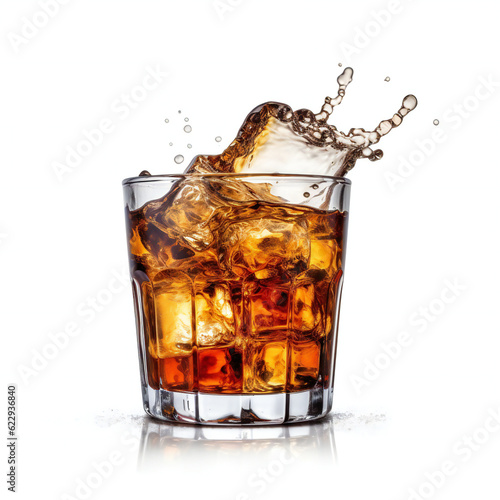 Strong alcoholic drink. 3D illustration digital art design, generative AI