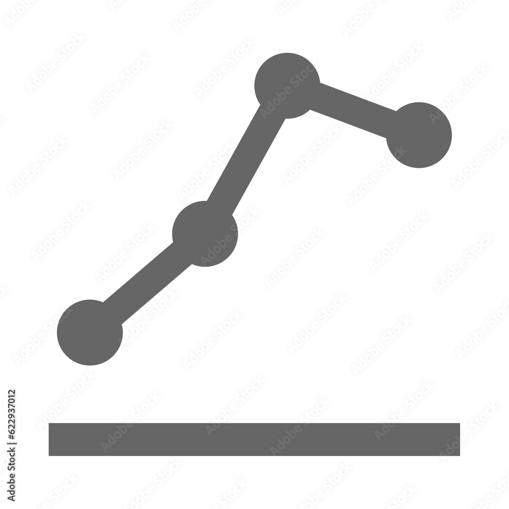 Business report icon. Graph chart presentation symbol. Business report icon. Graph chart presentation symbol.