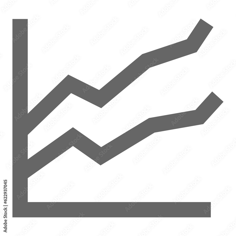 Business report icon. Graph chart presentation symbol. Business report icon. Graph chart presentation symbol.