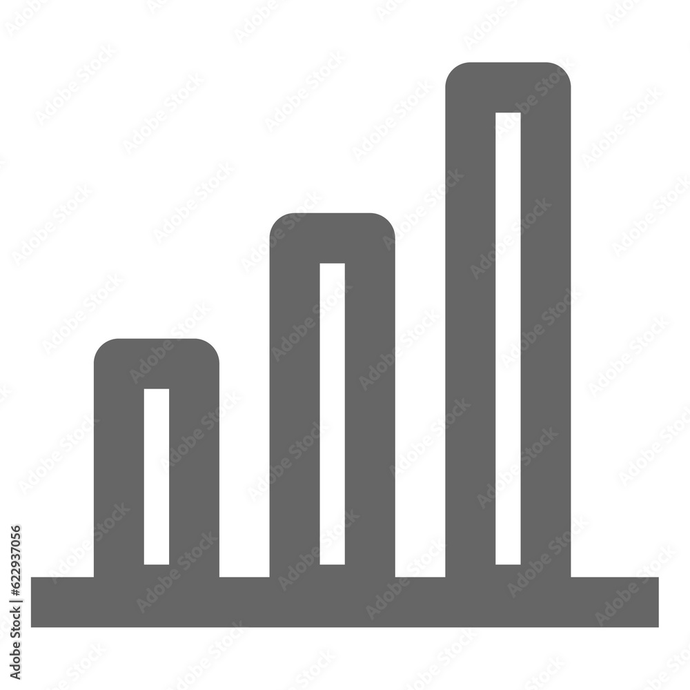 Business report icon. Graph chart presentation symbol. Business report icon. Graph chart presentation symbol.