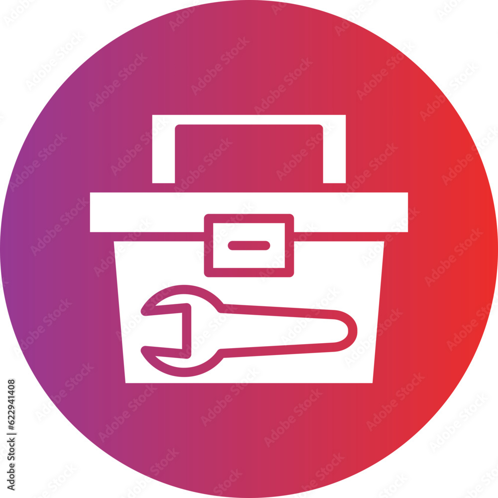Vector Design Tool Box Icon Style Vector Design Tool Box Icon Style