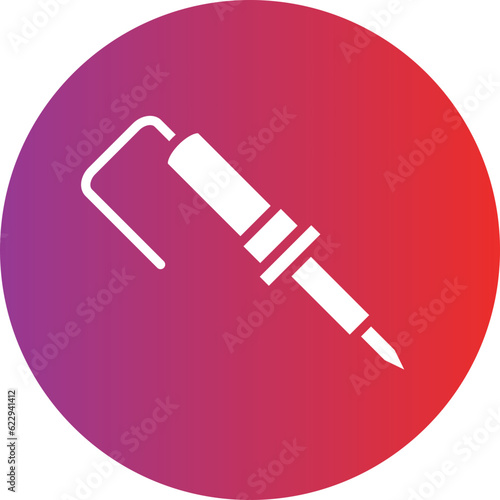 Vector Design Soldering Iron Icon Style