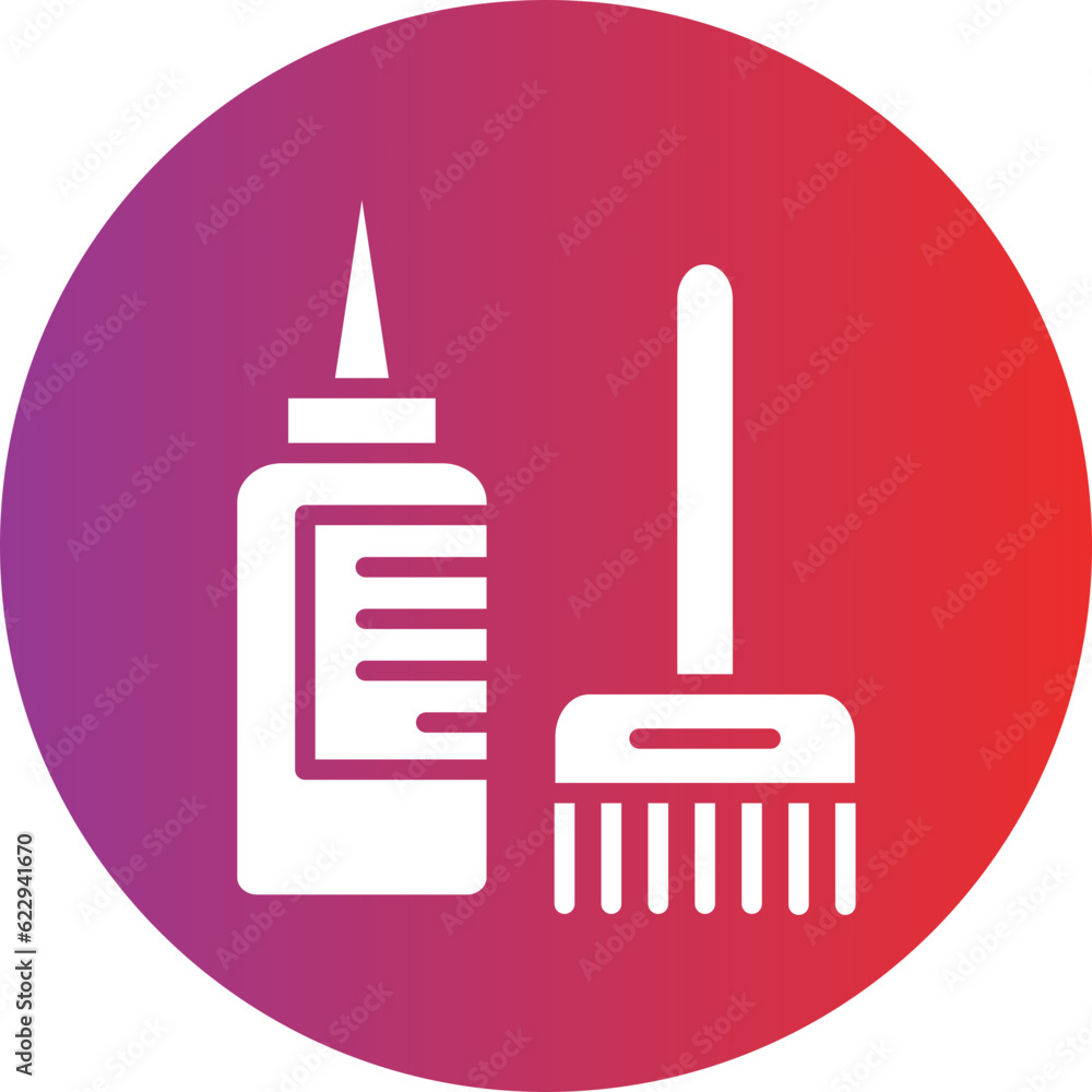 Vector Design Hair Dye Icon Style Vector Design Hair Dye Icon Style