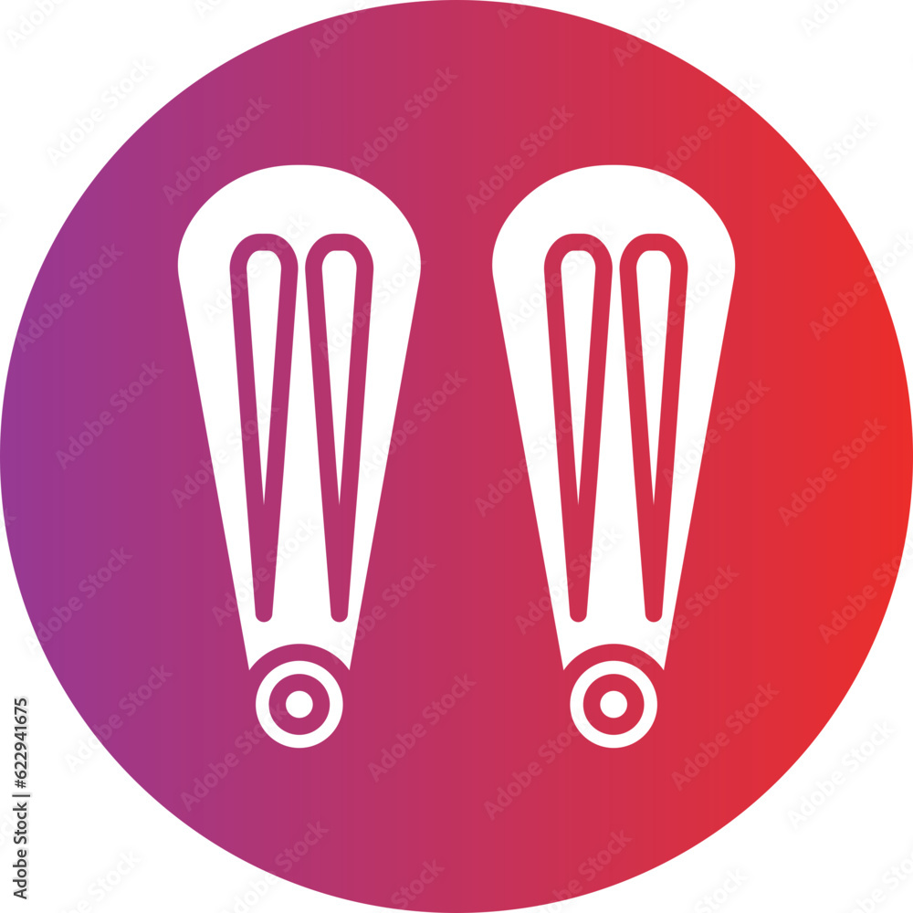 Vector Design Hair Pin Icon Style Vector Design Hair Pin Icon Style