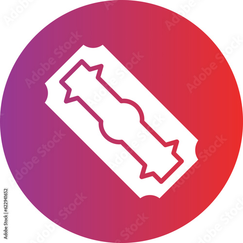 Vector Design Razor Blade Icon Style