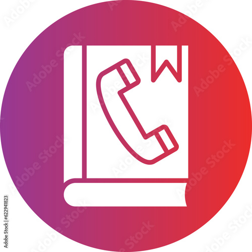 Vector Design Phonebook Icon Style