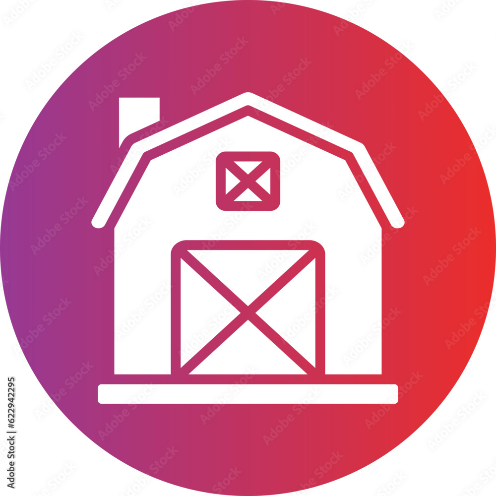Vector Design Barn Icon Style Vector Design Barn Icon Style