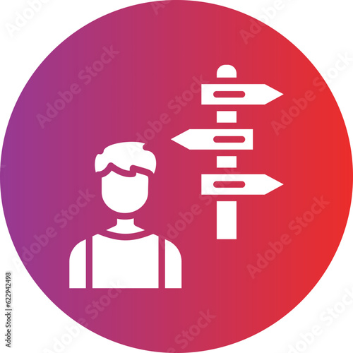 Vector Design Direction Icon Style