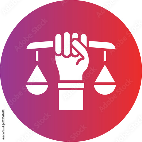 Vector Design Human Rights Icon Style