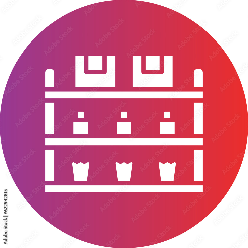 Vector Design Shelves Icon Style Vector Design Shelves Icon Style