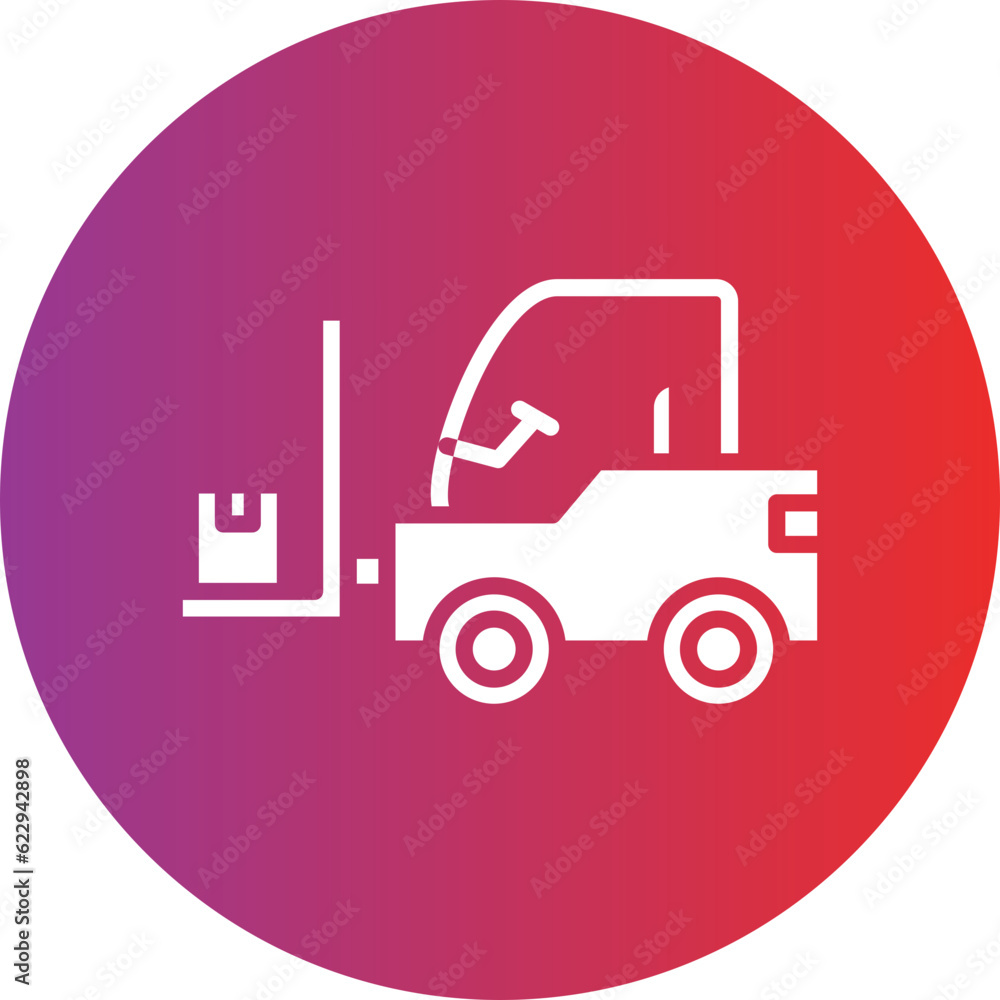 Vector Design Forklift Icon Style Vector Design Forklift Icon Style