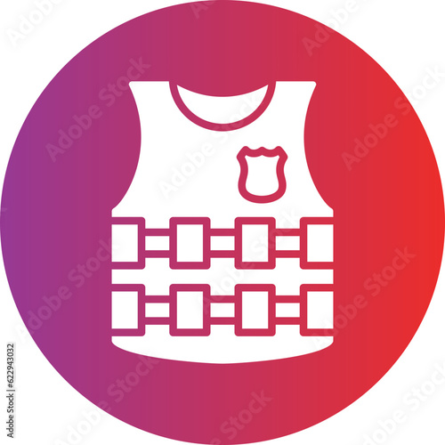 Vector Design Bulletproof Vest Icon Style