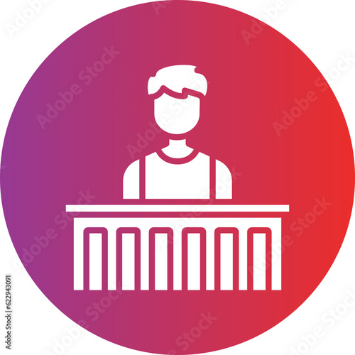 Vector Design Witness Icon Style