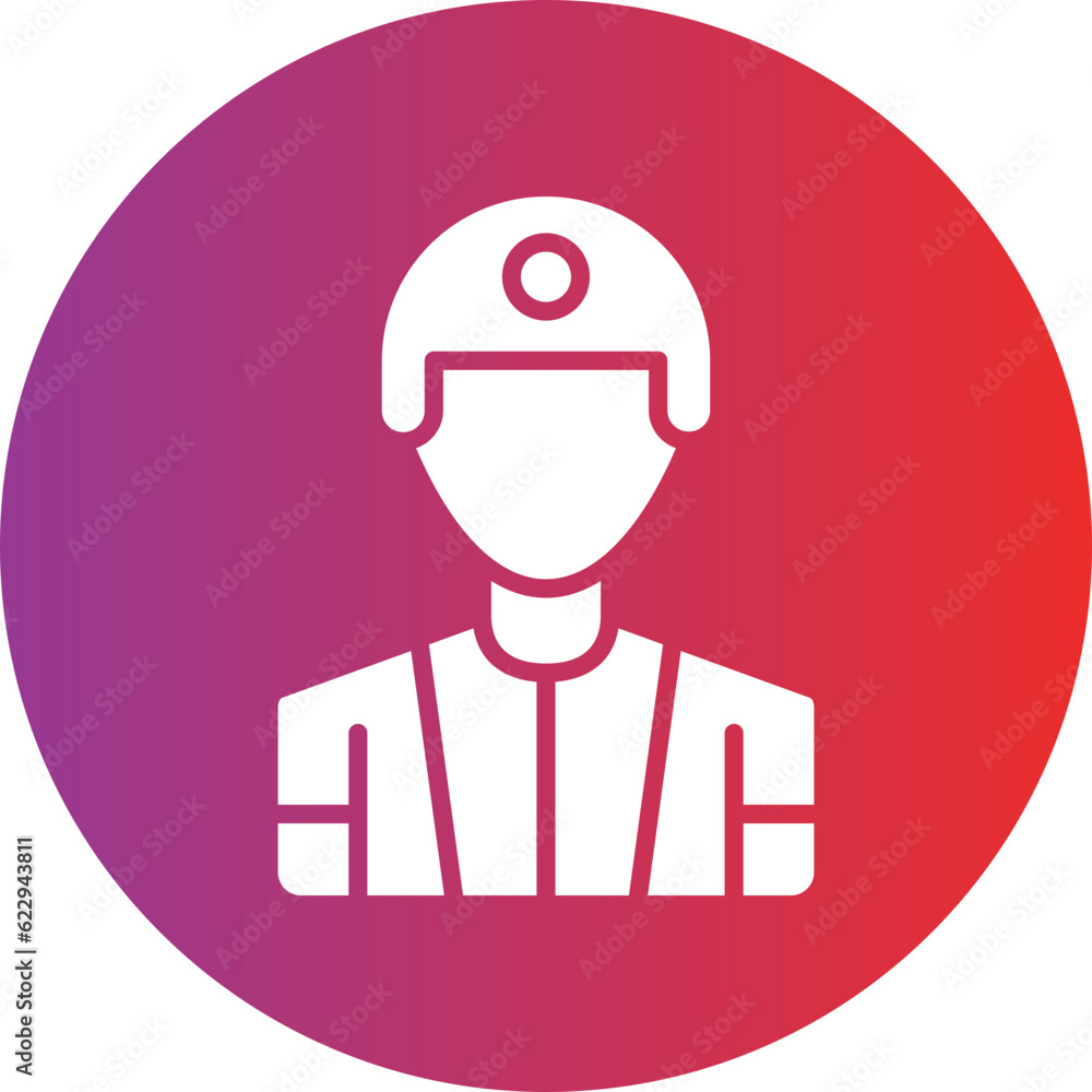 Vector Design Male Player Icon Style Vector Design Male Player Icon Style