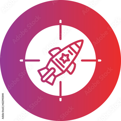 Vector Design Red Zone Icon Style
