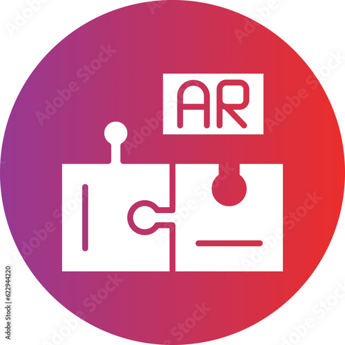 Vector Design Ar Puzzle Icon Style