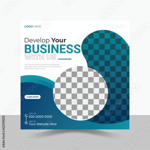 Business, Corporate Social Media Post Design.
