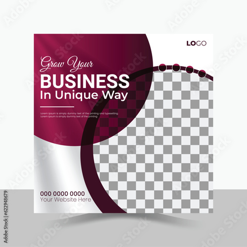 Business, Corporate Social Media Post Design.