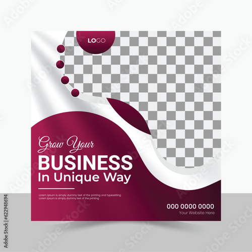 Business, Corporate Social Media Post Design.