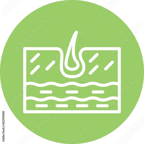 Vector Design Skin Hair Icon Style