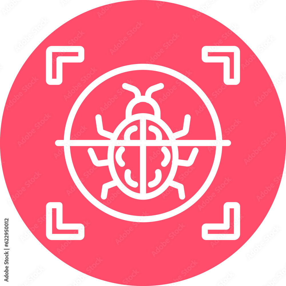 Vector Design Virus Scan Icon Style Vector Design Virus Scan Icon Style