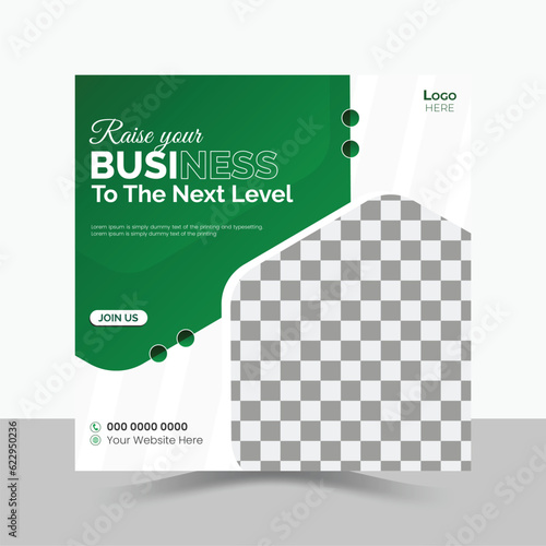 Business, Corporate Social Media Post Design.