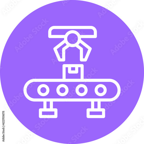 Vector Design Food Conveyor Icon Style