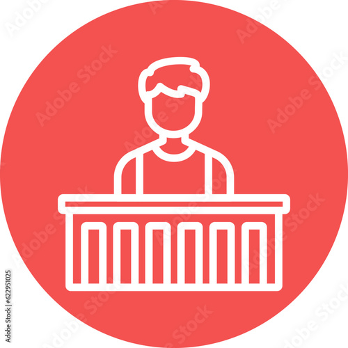 Vector Design Witness Icon Style