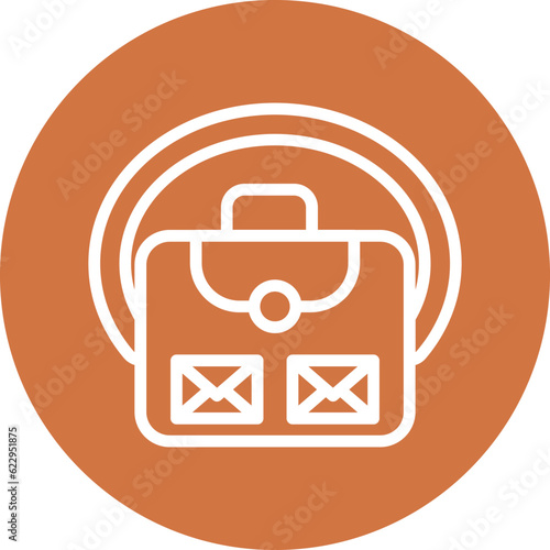 Vector Design Mail Bag Icon Style