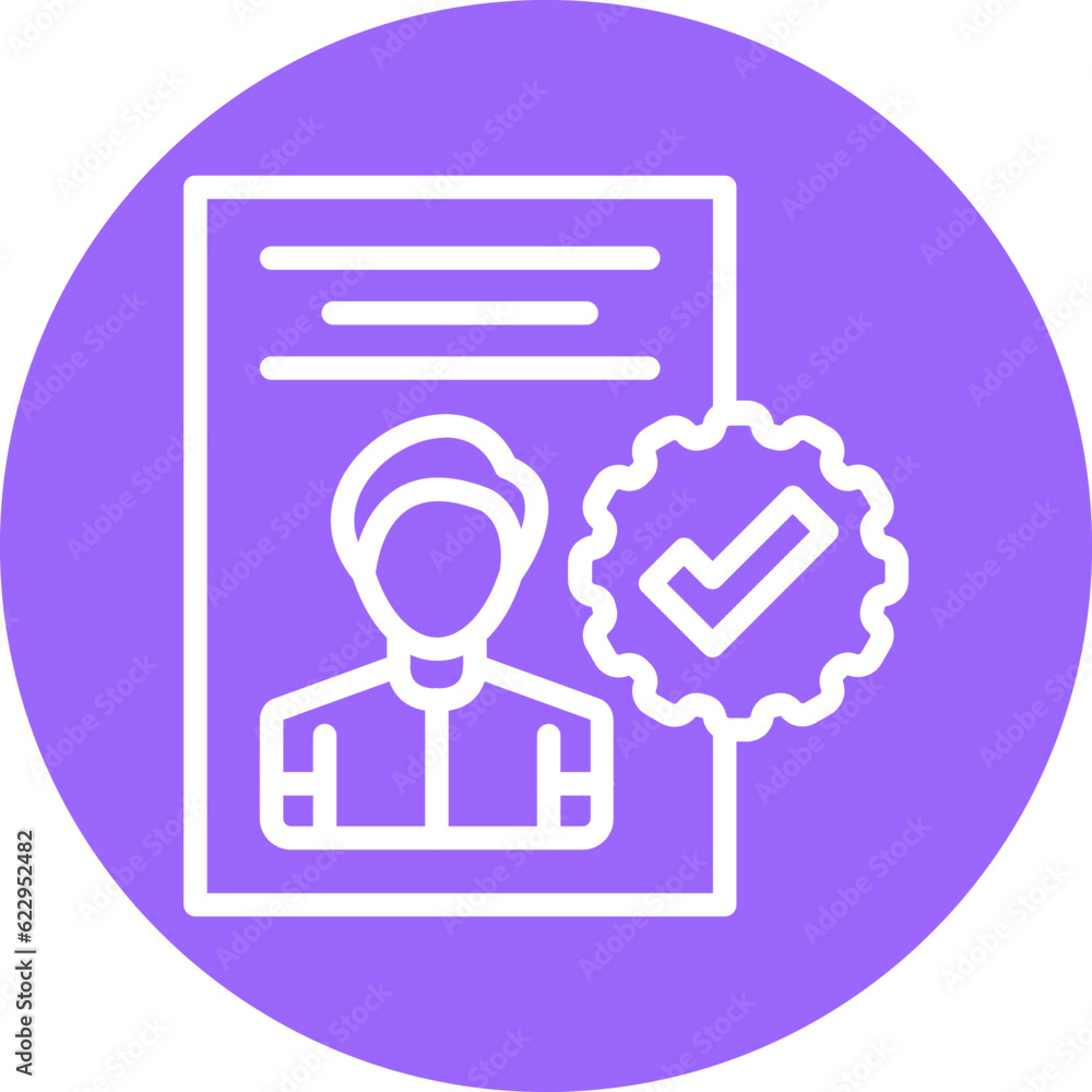 Vector Design Good Candidates Icon Style Vector Design Good Candidates Icon Style